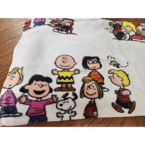 Berkshire Blanket Peanuts Velvet Loft Snoopy Plush Throw Charlie Brown 72x54